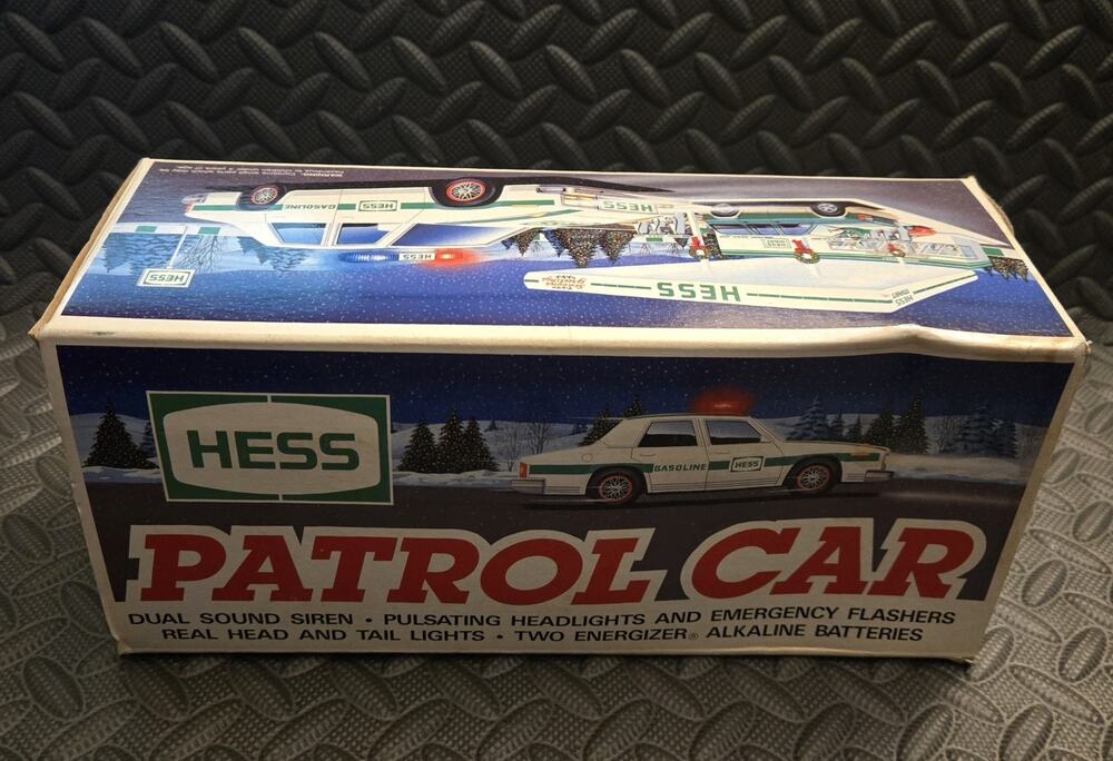1993 Hess Patrol Car New Open Box Lights Sound Police Toy Truck